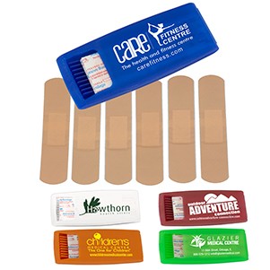 "Ouchie" 6 Piece Bandage Dispenser (Spot Color)